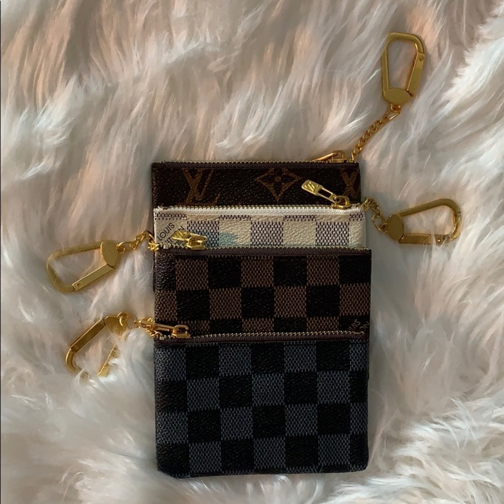 Small key /card ring pouches 4” x 3” NWOT
